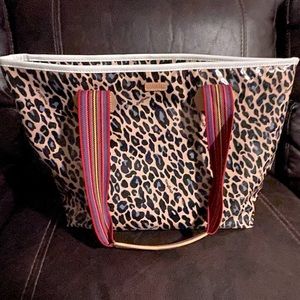 CONSUELA Blue Jag Zipper Tote